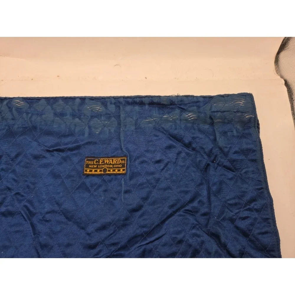 Vintage Masonic Master Mason Blue Lodge Apron w/ Eye Symbol C.E Edward I3